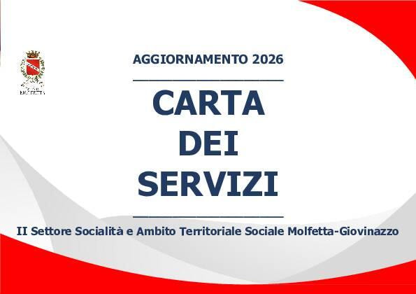 Aggiornamento 2026 Carta dei Servizi del Settore Socialità