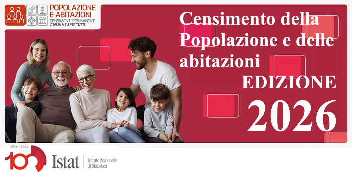 Censimento della popolazione e delle abitazioni Ed. 2026