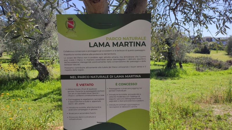 Ordinanza sindacale di chiusura dei varchi di accesso a Lama Martina