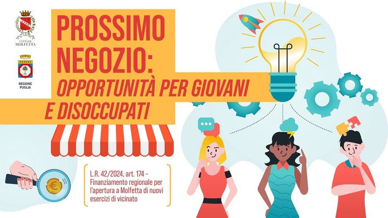 Pubblicato il bando PROSSIMO NEGOZIO Pubblicato il bando PROSSIMO NEGOZIO